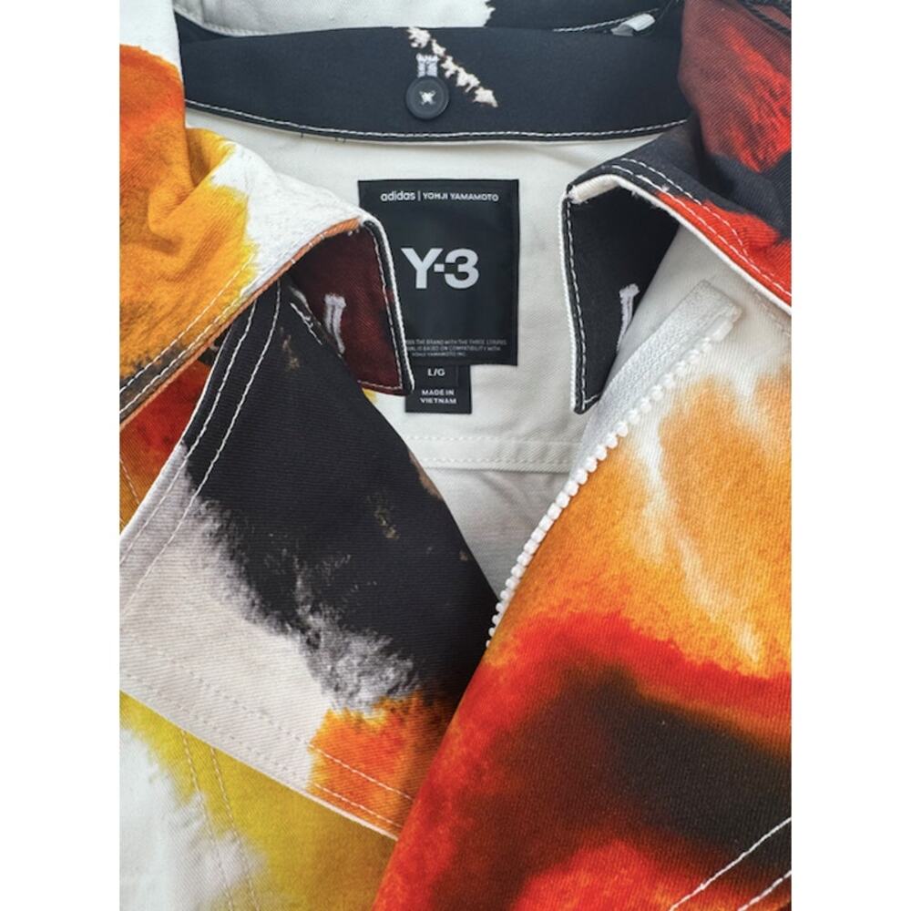 Y-3 adidas Yohji Yamamoto AOP Utility Twill Maxi Dress NWT JZ3188 Size L - Picture 5 of 17